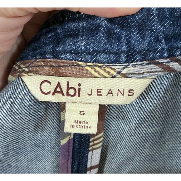 CAbi Blue Denim Vest - Picture 6 of 8